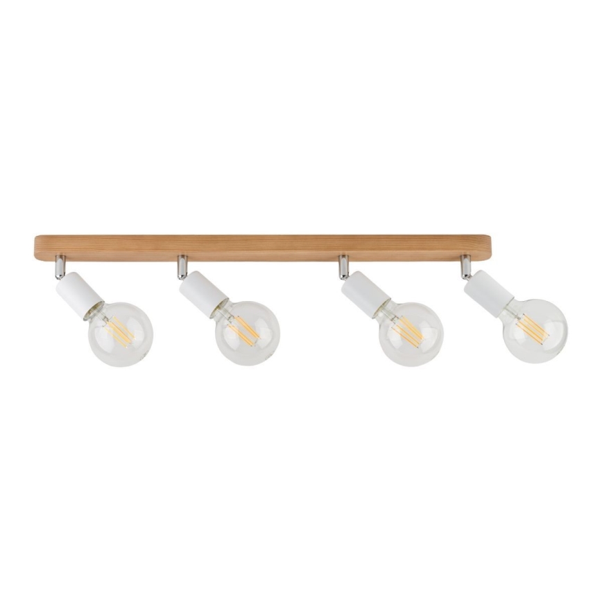 Akcentinis apšvietimas SIMPLY WOOD 4xE27/15W/230V