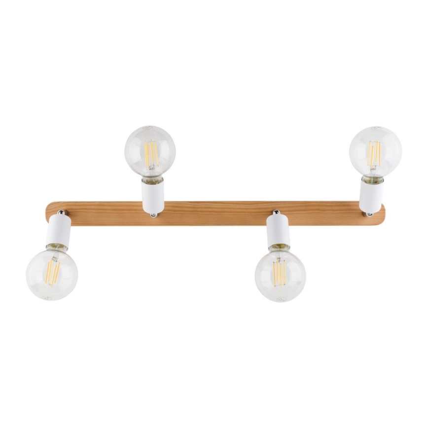 Akcentinis apšvietimas SIMPLY WOOD 4xE27/15W/230V