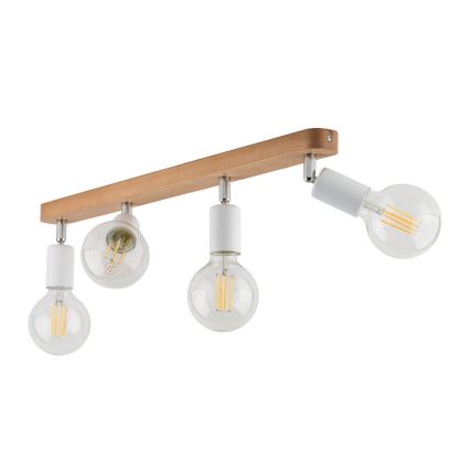 Akcentinis apšvietimas SIMPLY WOOD 4xE27/15W/230V