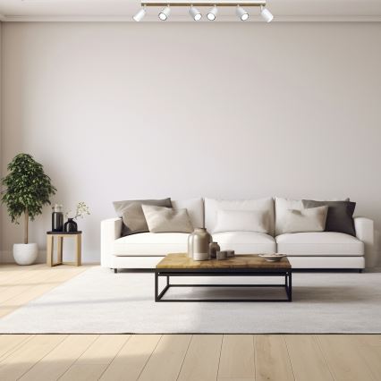 Akcentinis apšvietimas TERRA 6xGU10/8W/230V balta/ąžuolas