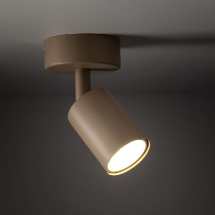 Akcentinis apšvietimas TOP 1xGU10/10W/230V smėlio spalva