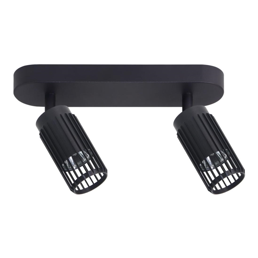 Akcentinis apšvietimas VERTICAL 2xGU10/8W/230V juoda