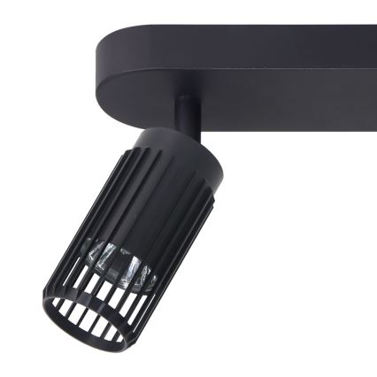 Akcentinis apšvietimas VERTICAL 2xGU10/8W/230V juoda