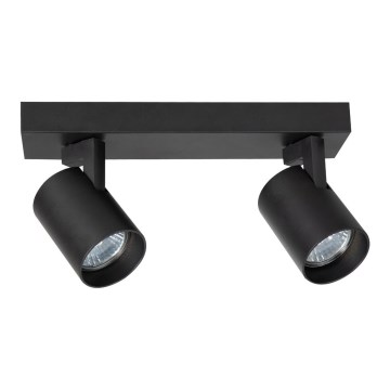 Akcentinis apšvietimas VOLF 2xGU10/10W/230V juoda