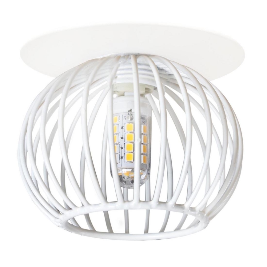 Akcentinis įleidžiamas šviestuvas SK 93 1xG9/40W/230V balta