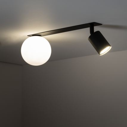 Akcentinis įleidžiamas šviestuvas VOX 1xG9/8W/230V + 1xGU10/10W juoda