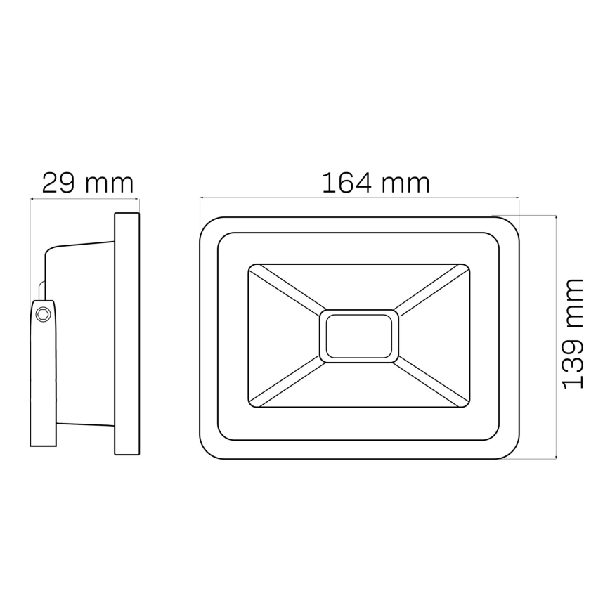 Akcentinis LED šviestuvas LED/30W/230V