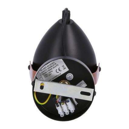 Akcentinis šviestuvas ANICA 1xE14/40W/230V juodas/varis