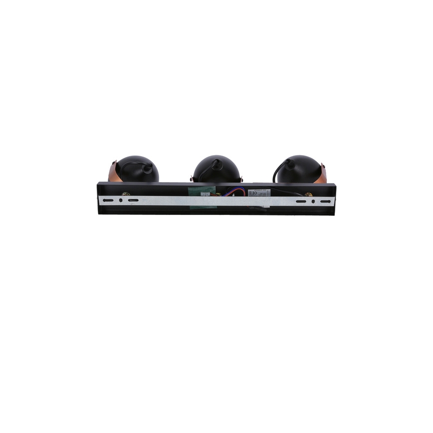 Akcentinis šviestuvas ANICA 3xE14/40W/230V juodas/varis