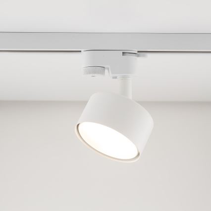 Akcentinis apšvietimas 1-fazės bėgių sistemai AVIA 1xGX53/15W/230V balta