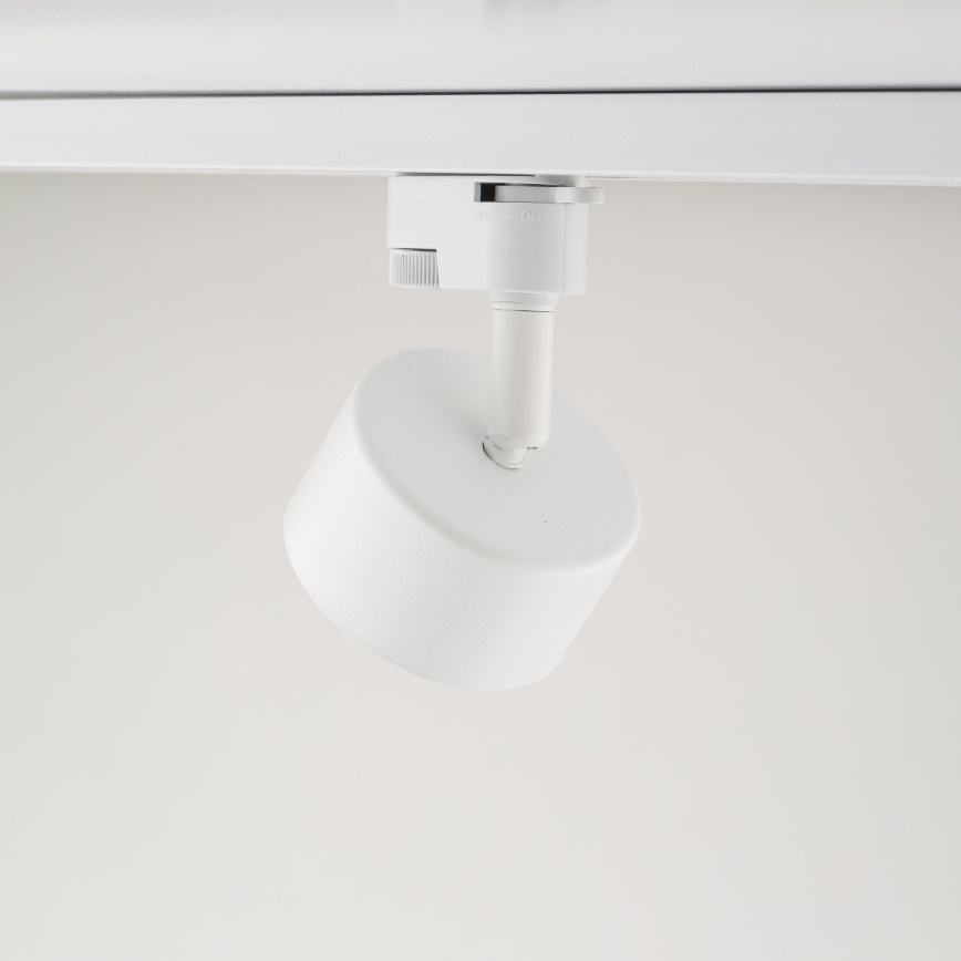 Akcentinis apšvietimas 1-fazės bėgių sistemai AVIA 1xGX53/15W/230V balta