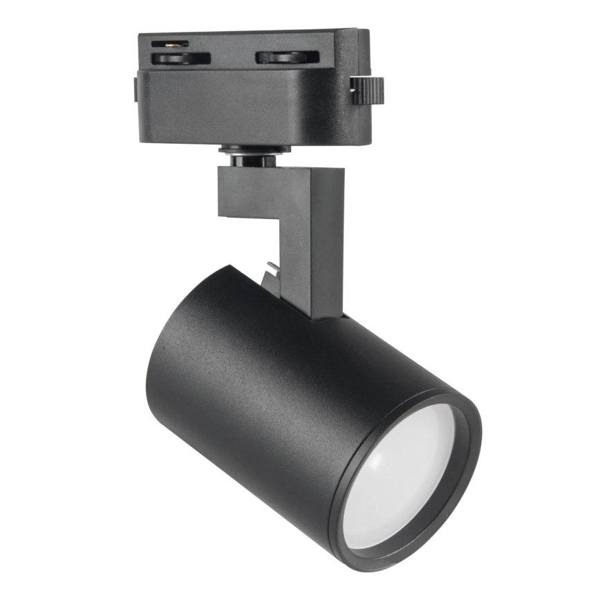 Akcentinis šviestuvas bėgių sistemai LYNX 4xGU10/10W/230V + 2 x 75 cm bėgių sistema juoda