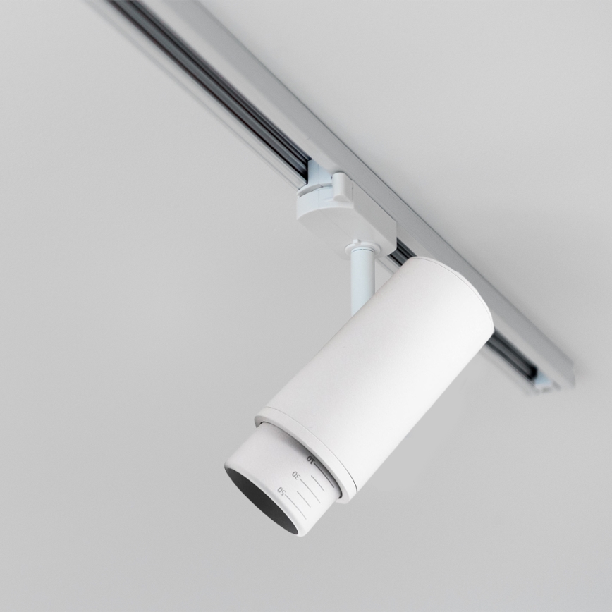 Akcentinis šviestuvas bėgių sistemai MICA 1xGU10/25W/230V 1-fazės balta