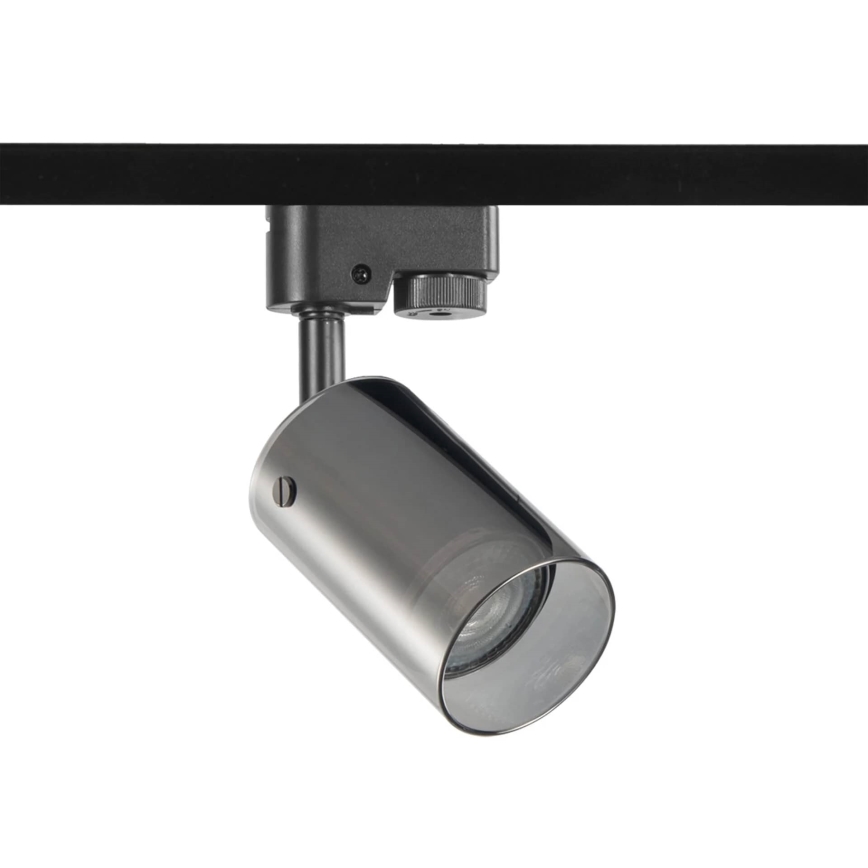Akcentinis šviestuvas bėgių sistemai SMOKY 1xGU10/10W/230V juoda