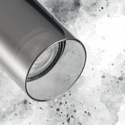 Akcentinis šviestuvas bėgių sistemai SMOKY 1xGU10/10W/230V juoda