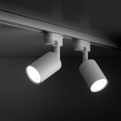 Akcentinis apšvietimas 1-fazės bėgių sistemai TOP 1xGU10/10W/230V balta