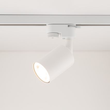 Akcentinis apšvietimas 1-fazės bėgių sistemai TOP 1xGU10/10W/230V balta