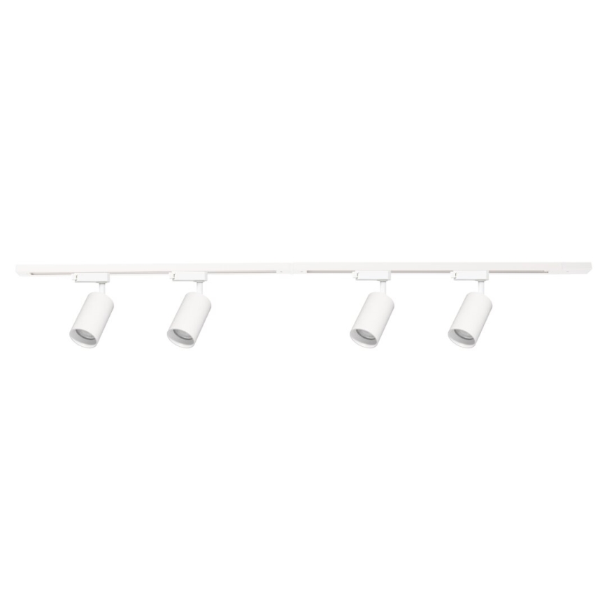 Akcentinis šviestuvas bėgių sistemoje PIPE 4xGU10/10W/230V balta