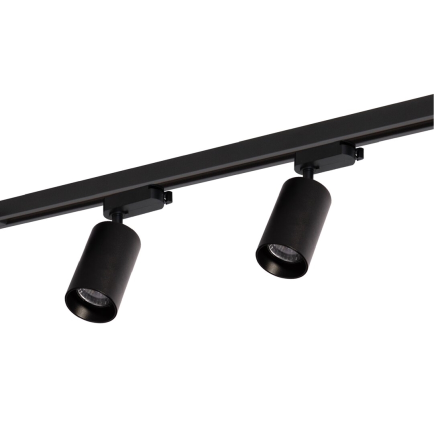 Akcentinis šviestuvas bėgių sistemoje PIPE 4xGU10/10W/230V juoda