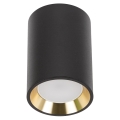 Akcentinis šviestuvas CHLOE 1xGU10/35W/230V apvalus juodas/aukso