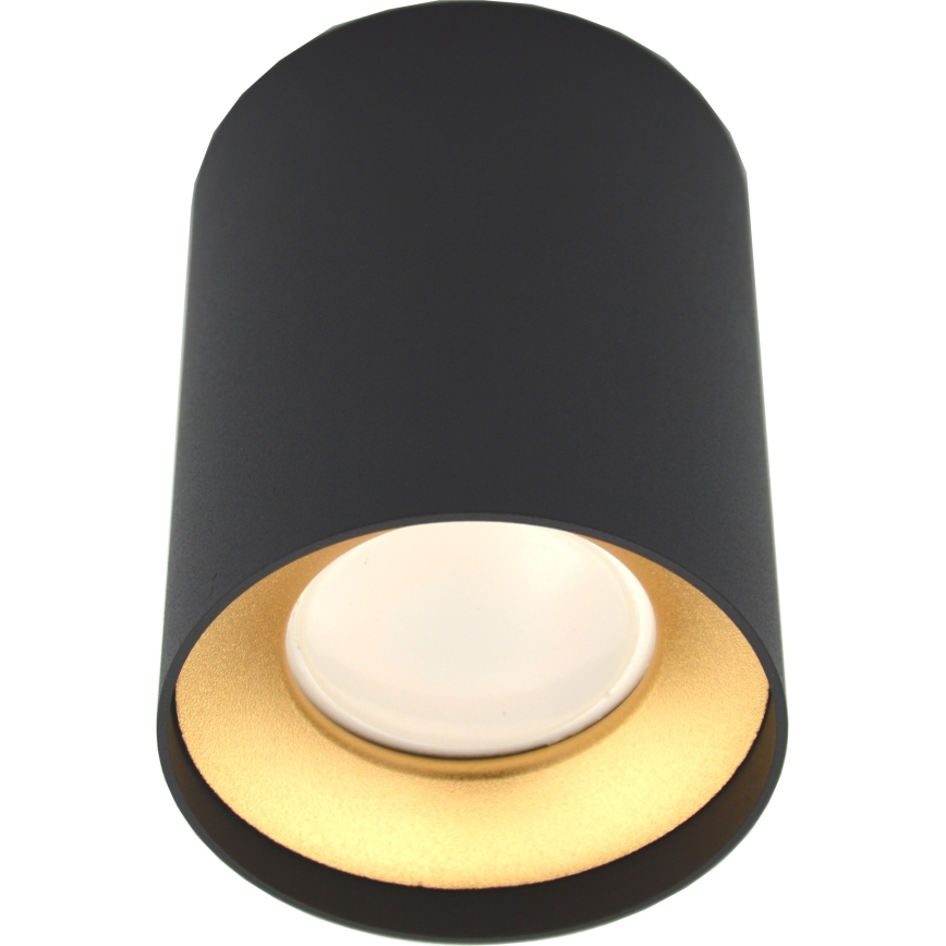 Akcentinis šviestuvas CYRO 1xGU10/30W/230V juodas/auksinis