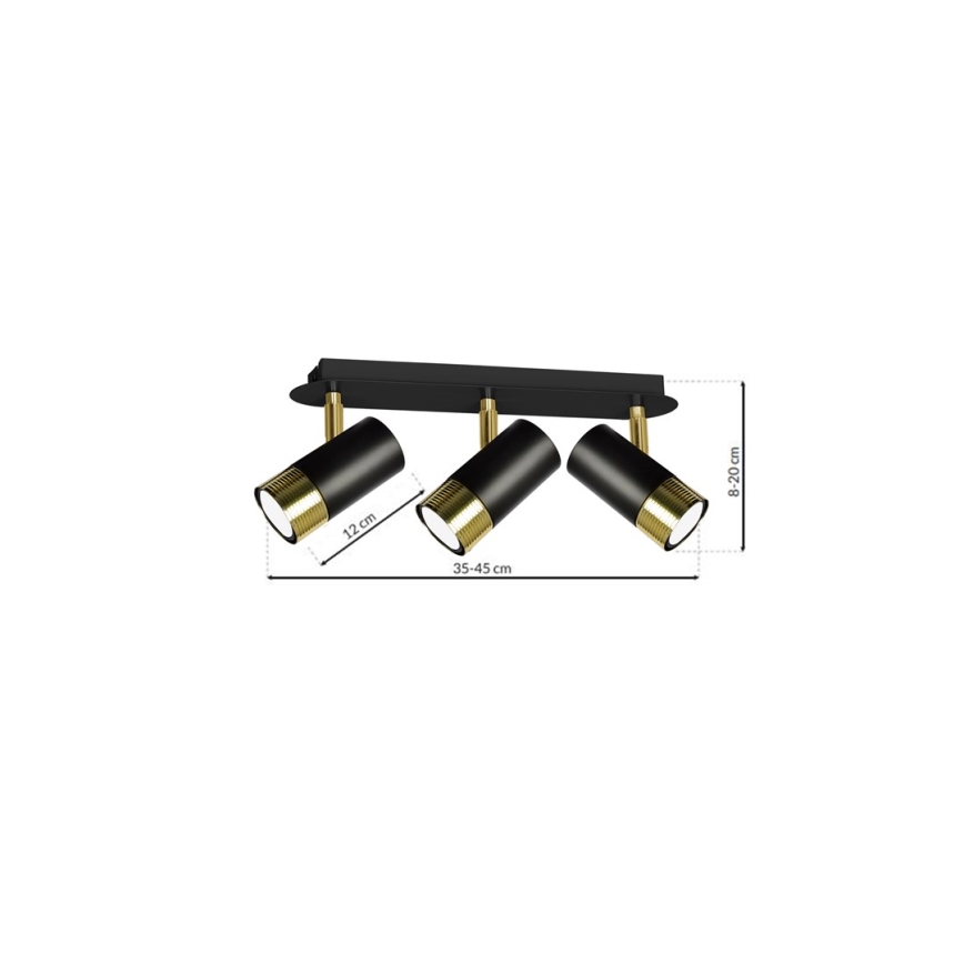 Akcentinis šviestuvas DANI 3xGU10/8W/230V