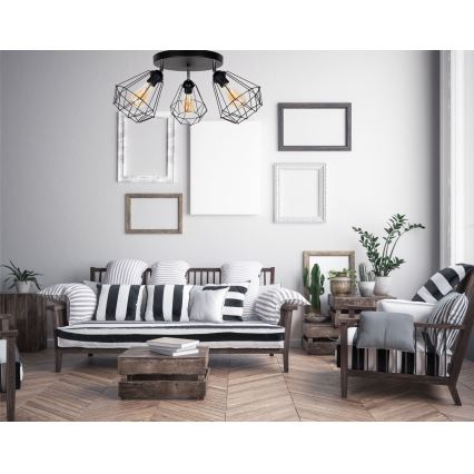 Akcentinis šviestuvas DIAMENT 3xE27/60W/230V