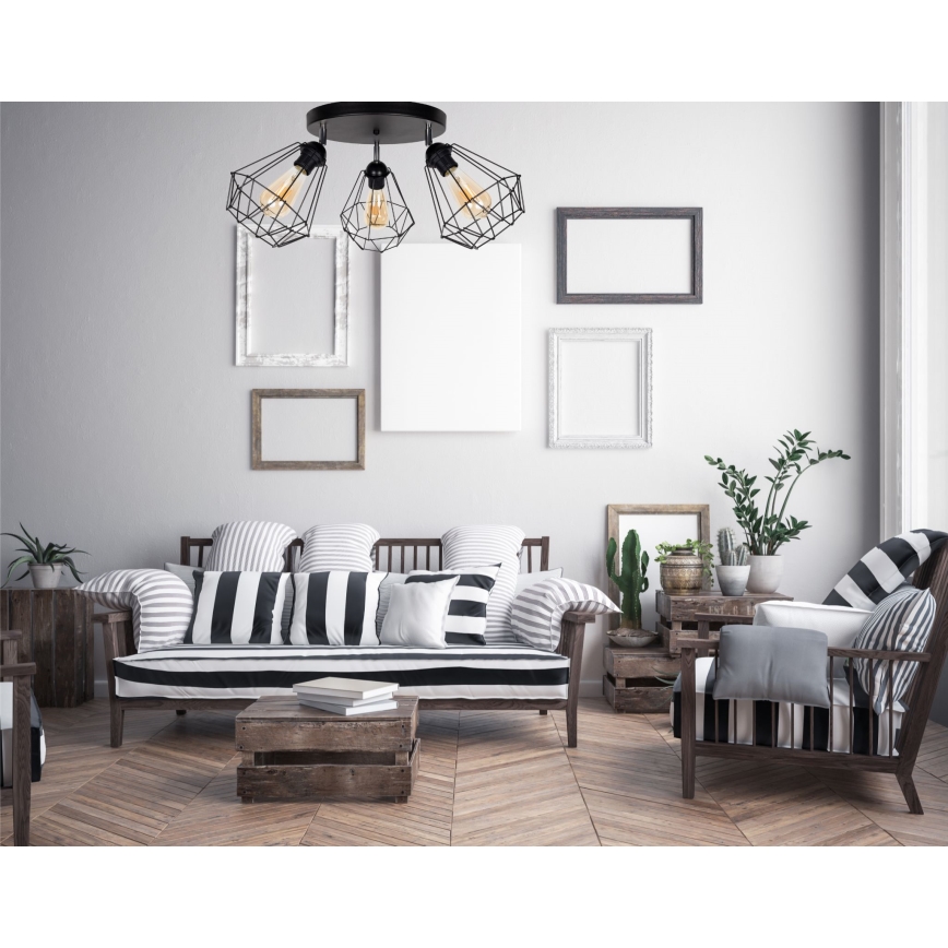 Akcentinis šviestuvas DIAMENT 3xE27/60W/230V