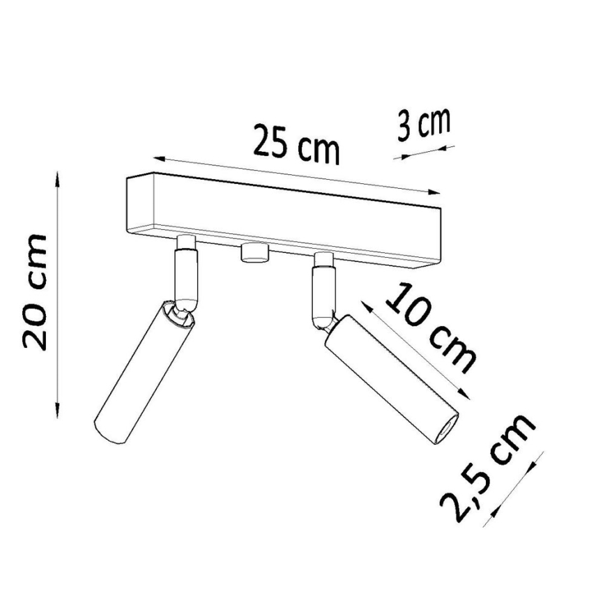 Akcentinis šviestuvas EYETECH 2xG9/12W/230V baltas