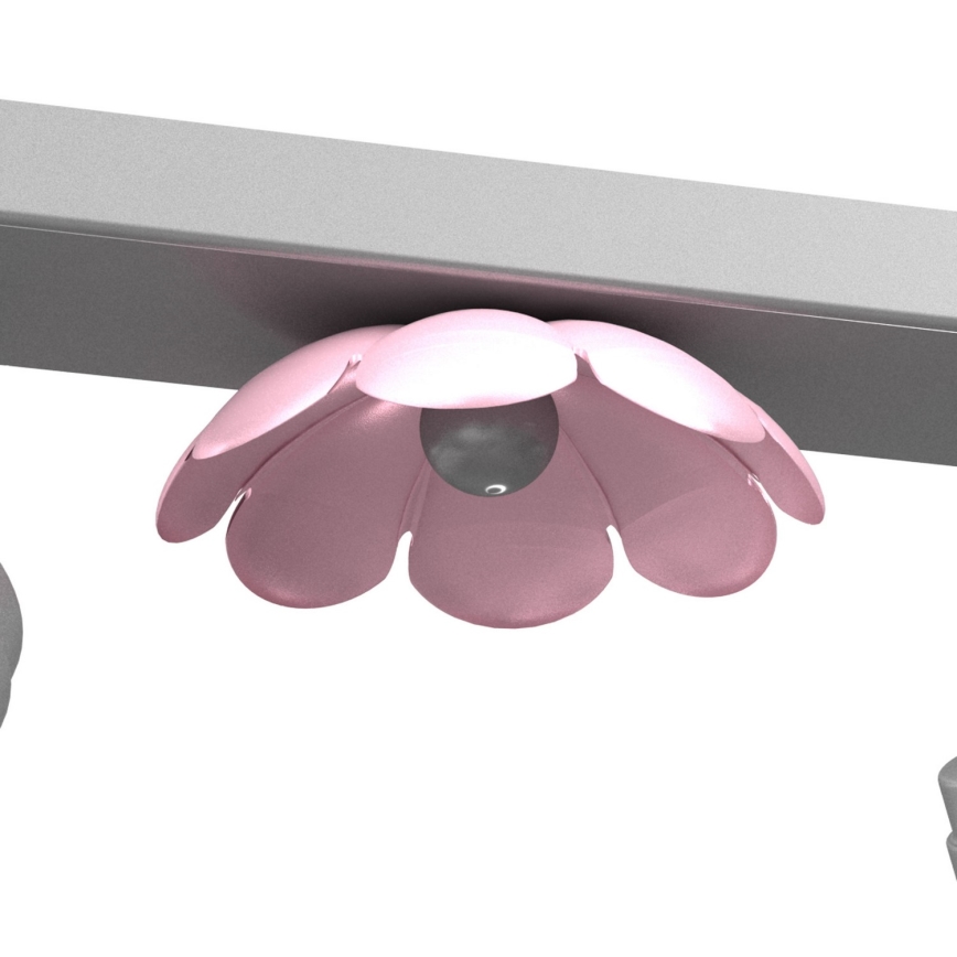 Akcentinis šviestuvas FLOWER 2xGU10/8W/230V matinis chromas