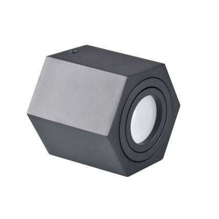 Akcentinis šviestuvas HEXAGON 1xGU10/10W/230V juoda