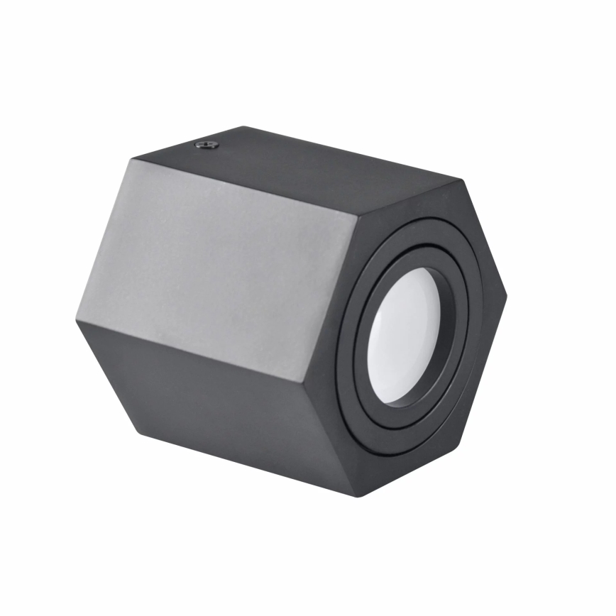 Akcentinis šviestuvas HEXAGON 1xGU10/10W/230V juoda