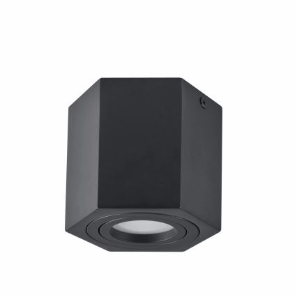 Akcentinis šviestuvas HEXAGON 1xGU10/10W/230V juoda