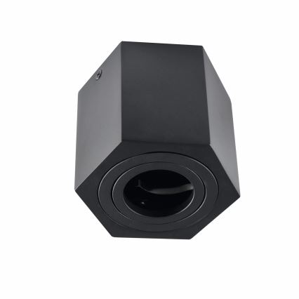 Akcentinis šviestuvas HEXAGON 1xGU10/10W/230V juoda