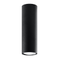 Akcentinis šviestuvas LAGOS 1xGU10/40W/230V 20 cm juodas