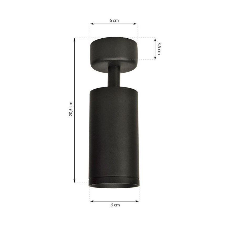 Akcentinis šviestuvas MICA 1xGU10 / 25W / 230V