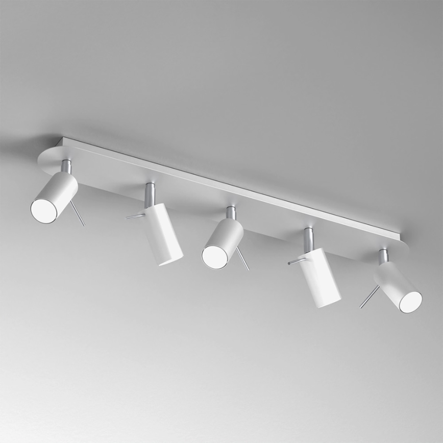 Akcentinis šviestuvas PRESTON 5xGU10/MR11/40W/230V baltas/chromo