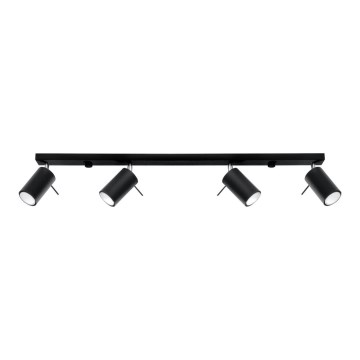 Akcentinis šviestuvas RING 4L 4xGU10/40W/230V juoda