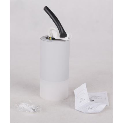 Akcentinis šviestuvas TUBA 1xGU10/15W/230V pilkas/baltas