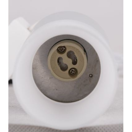 Akcentinis šviestuvas TUBA 1xGU10/15W/230V pilkas/baltas