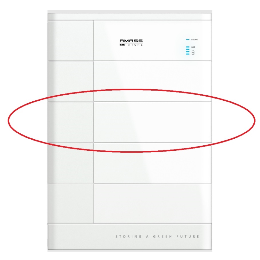 Akumuliatoriaus modulis AMASSTORE GTX3000HV 2,56 kWh