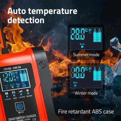 Akumuliatorių įkroviklis 110W/230V
