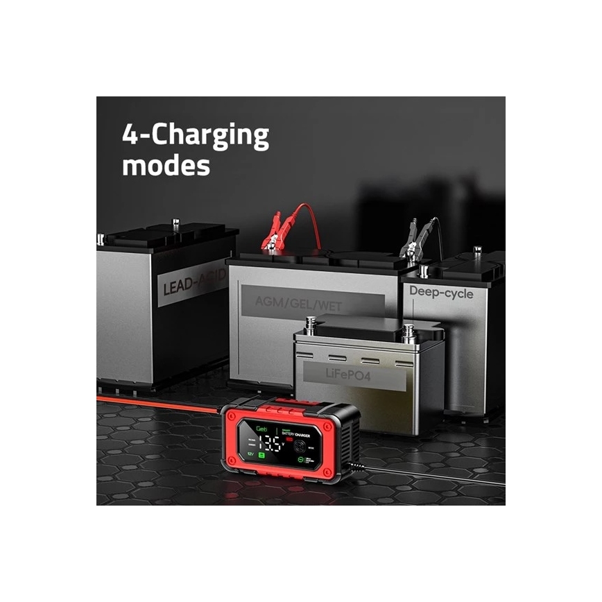 Akumuliatorių įkroviklis 90 W/230 V