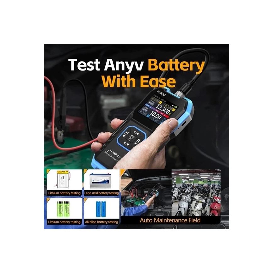 Akumuliatorių testeris 100V 1000 mAh
