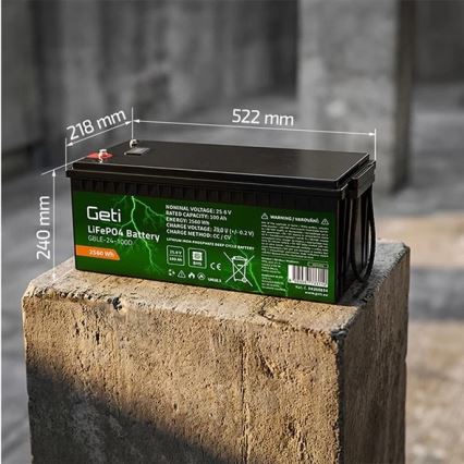 Akumuliatorius LiFePO4 25,6V/100Ah