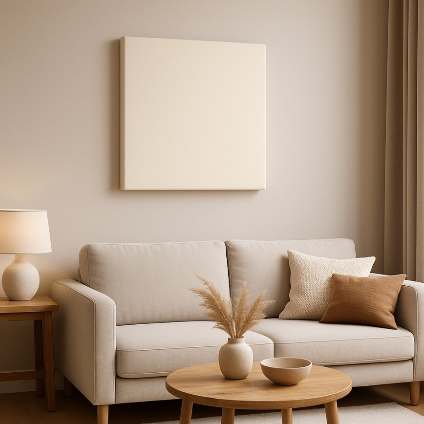 Akustinė panelė SILENCE 58x58 cm kreminė