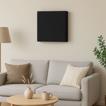 Akustinė plokštė SILENCE 58x58 cm antracito spalvos