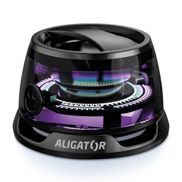 Aligator ABSMB01 - magnetinis garsiakalbis, suderinamas su MagSafe, Mini Beat, 400 mAh, juodas