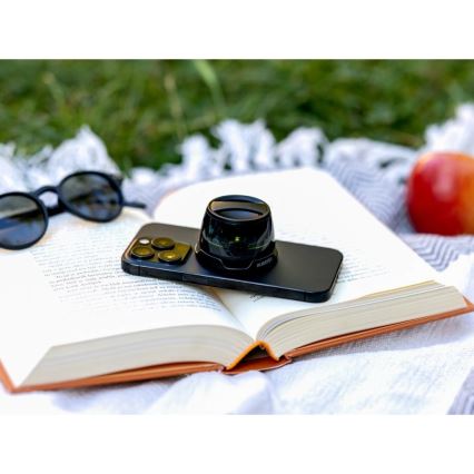 Aligator ABSMB01 - magnetinis garsiakalbis, suderinamas su MagSafe, Mini Beat, 400 mAh, juodas