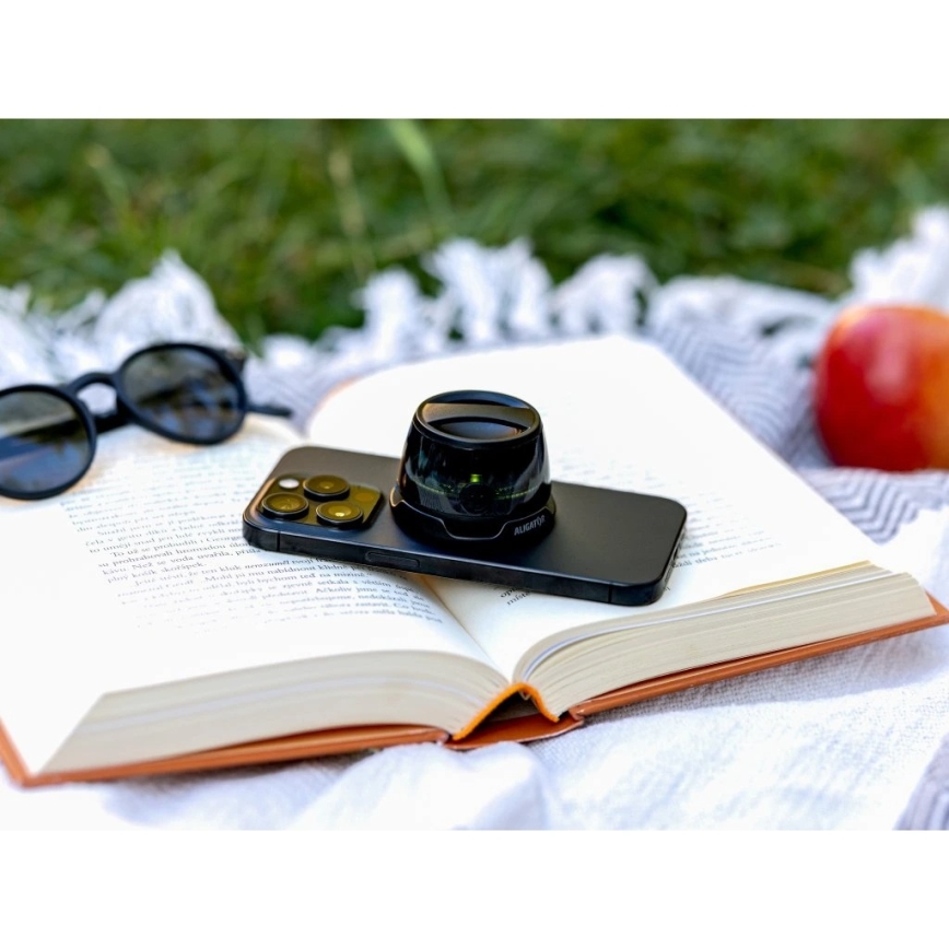 Aligator ABSMB01 - magnetinis garsiakalbis, suderinamas su MagSafe, Mini Beat, 400 mAh, juodas